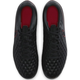Zapatillas de fútbol Nike Tiempo Legend 8 Club FG / MG M AT6107 060 negro, rojo, negro / plateado negro 1