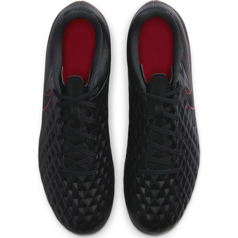 Zapatillas de fútbol Nike Tiempo Legend 8 Club FG / MG M AT6107 060 negro, rojo, negro/plata negro 1