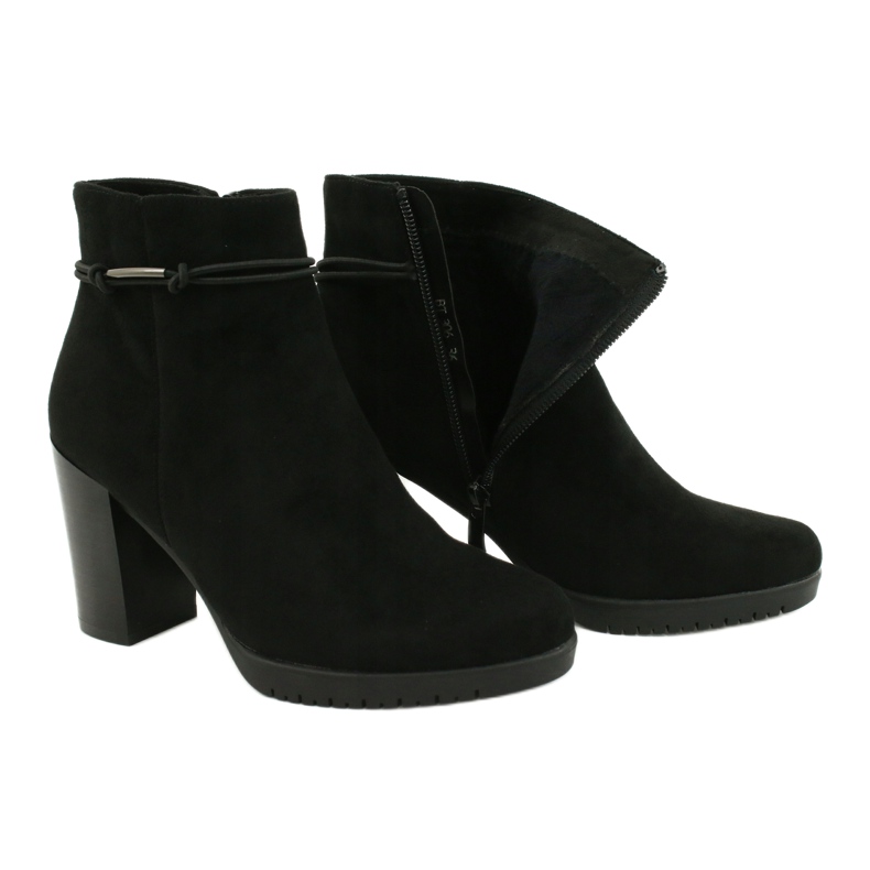 Botas Negras Ante Sergio Leone BT306 negro 6