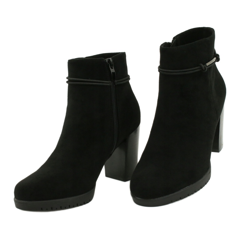 Botas Negras Ante Sergio Leone BT306 negro 4