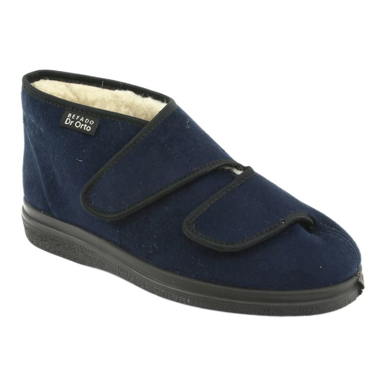 Zapatos de mujer befado pu 986M010 azul marino 2