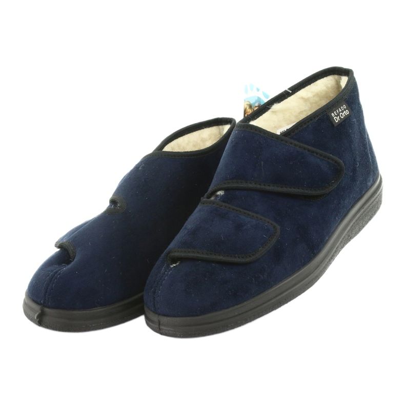 Zapatos de mujer befado pu 986M010 azul marino 3