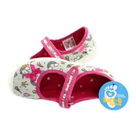 Calzado infantil befado 114X392 rosa plata multicolor 5