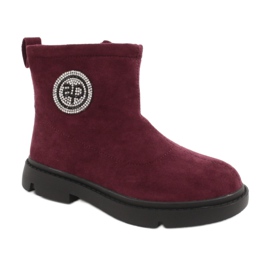 Apawwa Botas de Abrigo Infantil Burdeos Alvin rojo 5
