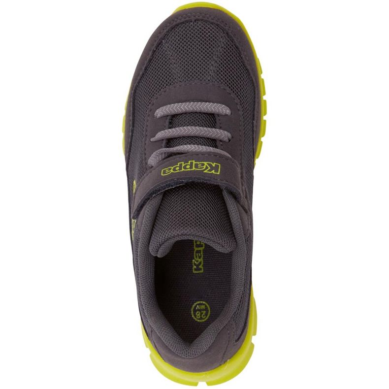 Zapatillas Kappa Follow Bc K para niños gris-lima 260634K 1633 1
