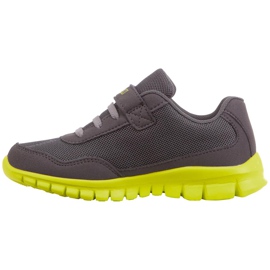 Zapatillas Kappa Follow Bc K para niños gris-lima 260634K 1633 2