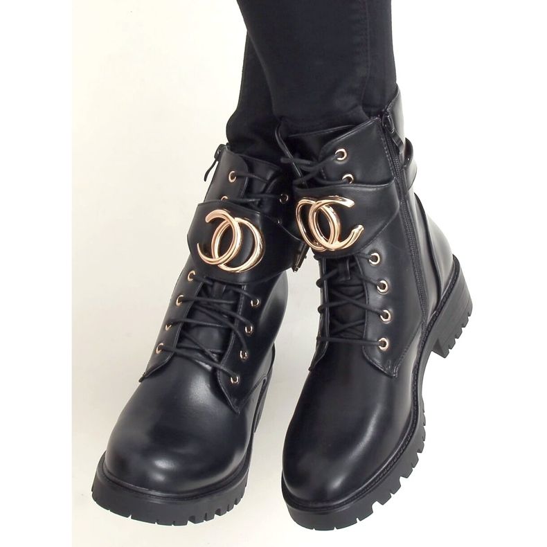 Botas militares negras NC1105 Black negro 2