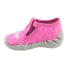 Calzado infantil befado 110P397 rosado plata gris 7