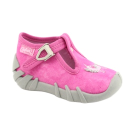 Calzado infantil befado 110P397 rosado plata gris 6