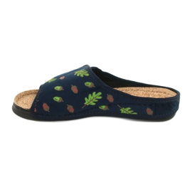 Befado Zapatos de mujer Inblu 155D115 azul marino verde 2