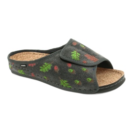 Befado Zapatos de mujer Inblu 155D116 gris multicolor verde 1
