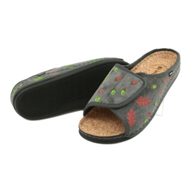 Befado Zapatos de mujer Inblu 155D116 gris multicolor verde 4