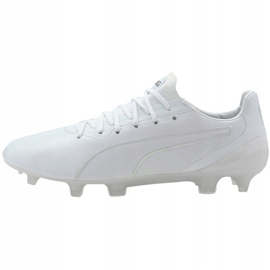 Botas de fútbol Puma King Platinum Fg Ag blancas 105606 03 blanco blanco 2