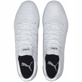 Botas de fútbol Puma King Platinum Fg Ag blancas 105606 03 blanco blanco 1