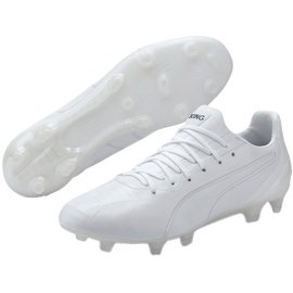 Botas de fútbol Puma King Platinum Fg Ag blancas 105606 03 blanco blanco 3
