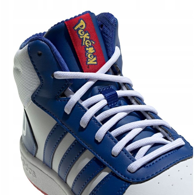Zapatillas Adidas Hoops Mid 2.0 Jr FW3167 blanco azul 2
