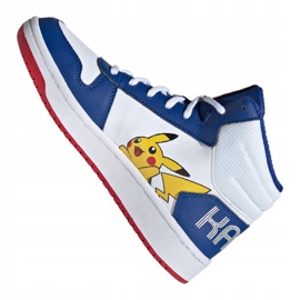 Zapatillas Adidas Hoops Mid 2.0 Jr FW3167 blanco azul 5