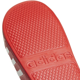 Zapatillas Adidas Adilette Aqua rojas F35540 blanco rojo 6