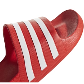 Zapatillas Adidas Adilette Aqua rojas F35540 blanco rojo 4