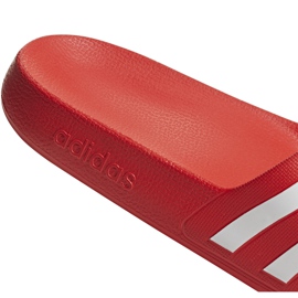 Zapatillas Adidas Adilette Aqua rojas F35540 blanco rojo 5