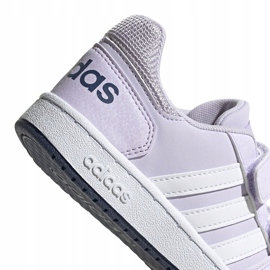 Zapatillas adidas Hoops 2.0 Cmf violeta claro para niños EG3771 4