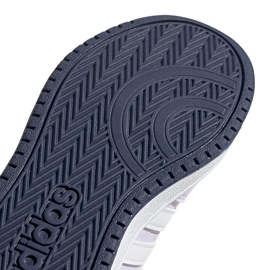 Zapatillas adidas Hoops 2.0 Cmf violeta claro para niños EG3771 5