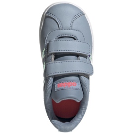 Zapatillas adidas Vl Court 2.0 Cmf grises FW4964 para niños 4