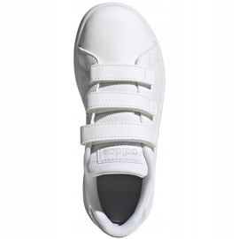 Zapatillas adidas Advantage C blancas para niños FY4625 blanco 2
