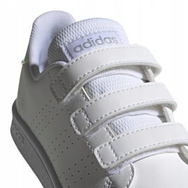 Zapatillas adidas Advantage C blancas para niños FY4625 blanco 3