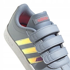 Zapatillas adidas Vl Court 2.0 Cmf grises FW4958 para niños 4