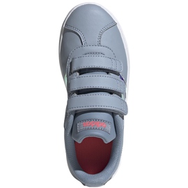 Zapatillas adidas Vl Court 2.0 Cmf grises FW4958 para niños 2
