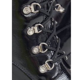 Bota plataforma lacada negra 0-369 Black negro 4