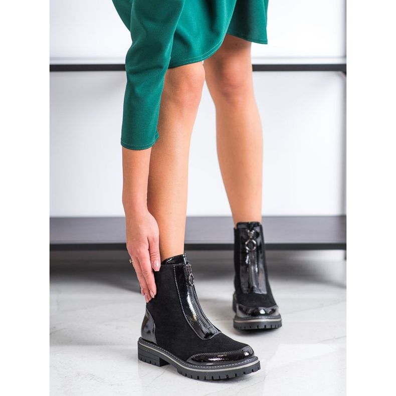 J. Star Trabajadores cálidos en el control deslizante negro 1