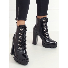 Bota plataforma lacada negra 0-369 Black negro 2