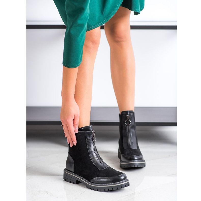 J. Star Trabajadores cálidos en el control deslizante negro 1