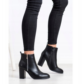 Cm Paris Botas clásicas con cremallera decorativa. negro 2