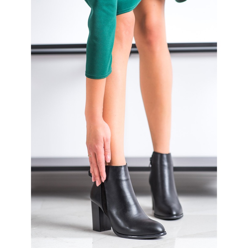 Cm Paris Botas elegantes de cuero ecológico negro 1