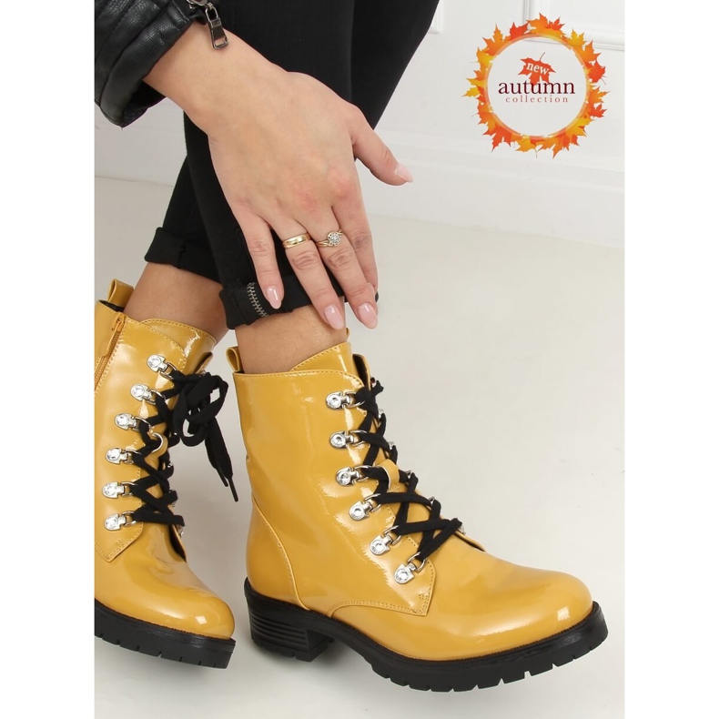 Bota lacada amarilla 7982-PA Yellow amarillo 2