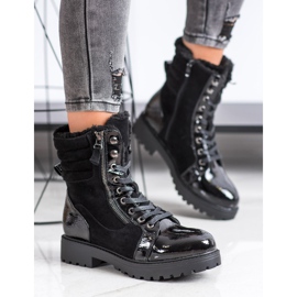 SHELOVET Tramperos con estilo con calentamiento negro 2 SHELOVET Tramperos con estilo con calentamiento negro 2