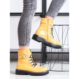 SDS Tramperos lacados de moda amarillo 1