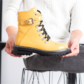 SDS Tramperos lacados de moda amarillo 2