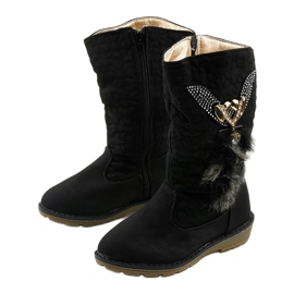 Botas térmicas infantiles Eilris para niñas negro 4