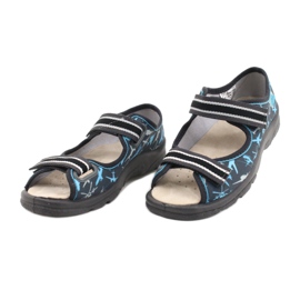 Calzado infantil befado 869Y143 negro azul gris 3
