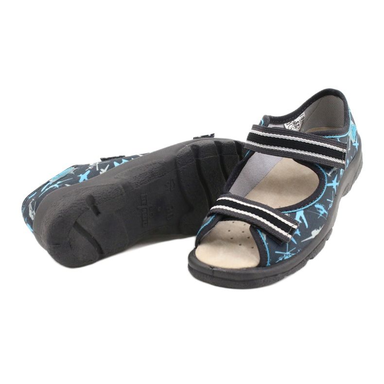 Calzado infantil befado 869Y143 negro azul gris 4
