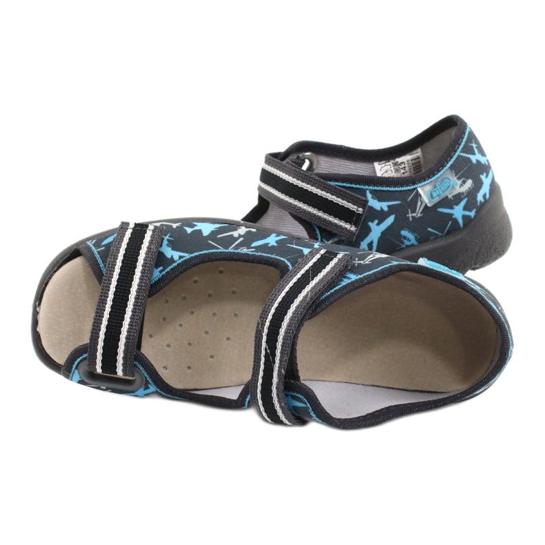 Calzado infantil befado 869Y143 negro azul gris 5