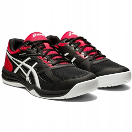 Zapatillas de voleibol Asics Upcourt 4 negro-rojo 1071A053 002 para hombre multicolor 3