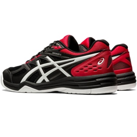 Zapatillas de voleibol Asics Upcourt 4 negro-rojo 1071A053 002 para hombre multicolor 4