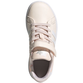 Zapatillas Adidas Grand Court C Jr FW4937 crudo rosado 1