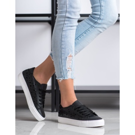 J. Star Zapatillas bajas con estrellas negro 3