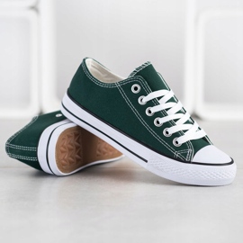 SDS Zapatillas Textiles blanco verde 4